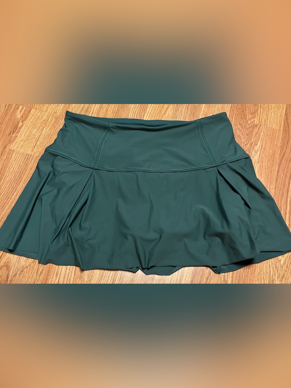 Lululemon Lost in Pace Skirt 13" Skort Forest Green Size 8